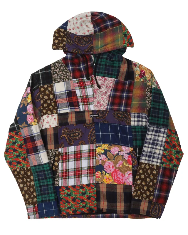 FW16 Patchwork Anorak Jacket Bomber Jacket Anorak Windbreaker