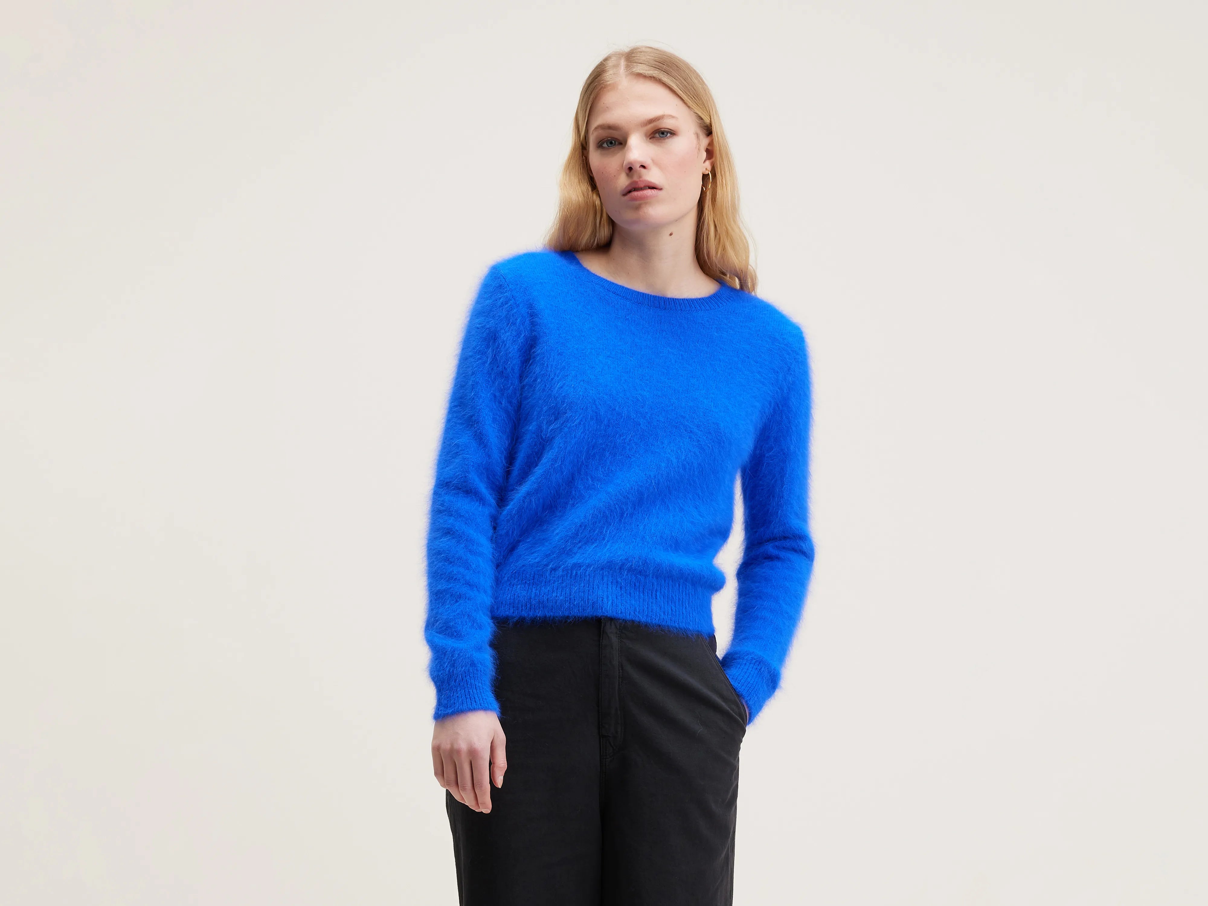 Datti angora-blend sweater (242 / W / LAZULI) Sweater Knitwear Pullover