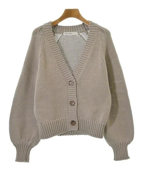 BABYLONE Cardigans Mesh Cardigan Canvas Denim