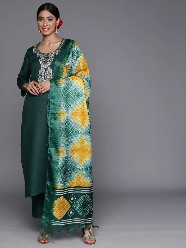 Varanga Floral Zari Embroidered Kurta With Trousers & Dupatta Trousers Favorite Customer