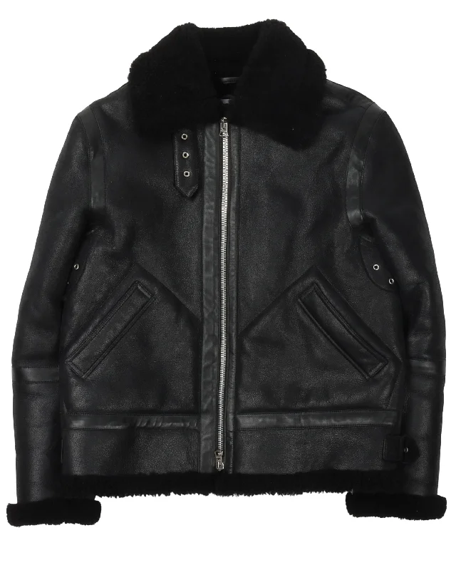 Shearling Jacket Toggled Jacket Drawstring Jacket Belted Jacket