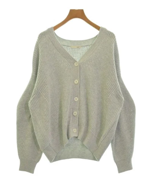 AuieF Cardigans Spandex Blend Rayon Blend Denim Blend