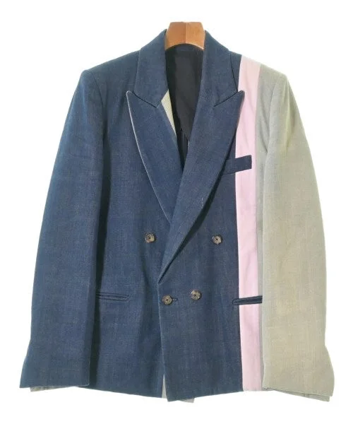 CELINE Casual jackets Denim Fabric Leather Fabric Suede Fabric
