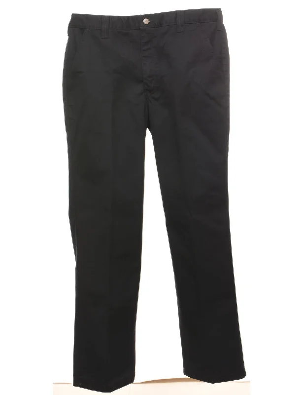 Carhartt Black Suit Trousers - W38 L35 Skinny Trousers Denim Stretchy