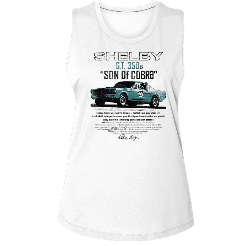 CARROLL SHELBY Tank Top, Son Of Cobra baby blue tank