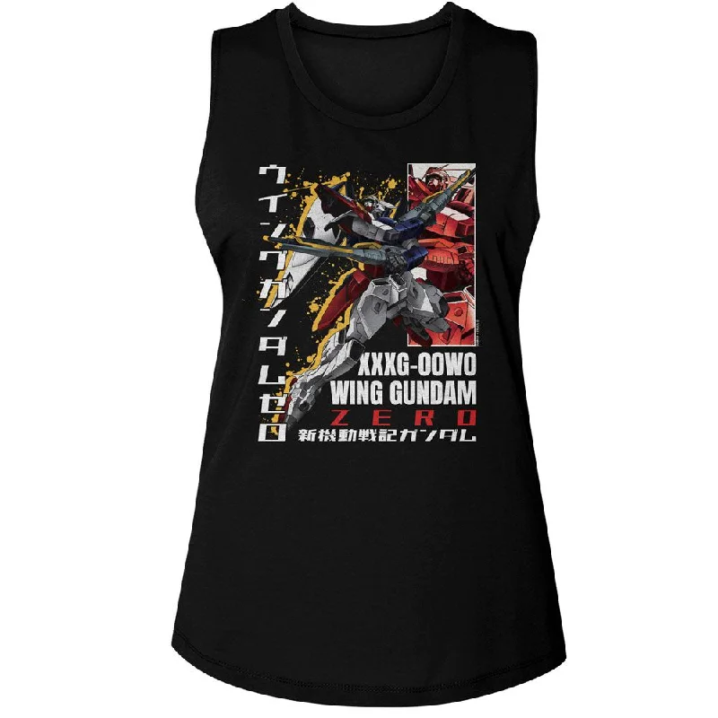 MOBILE SUIT GUNDAM Tank Top, Wing Zero boho tank top