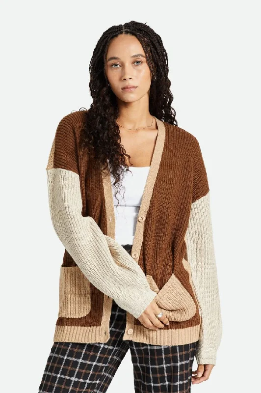 Ashberry Cardigan - Bison Iron Safe Non-Iron Wrinkle Free