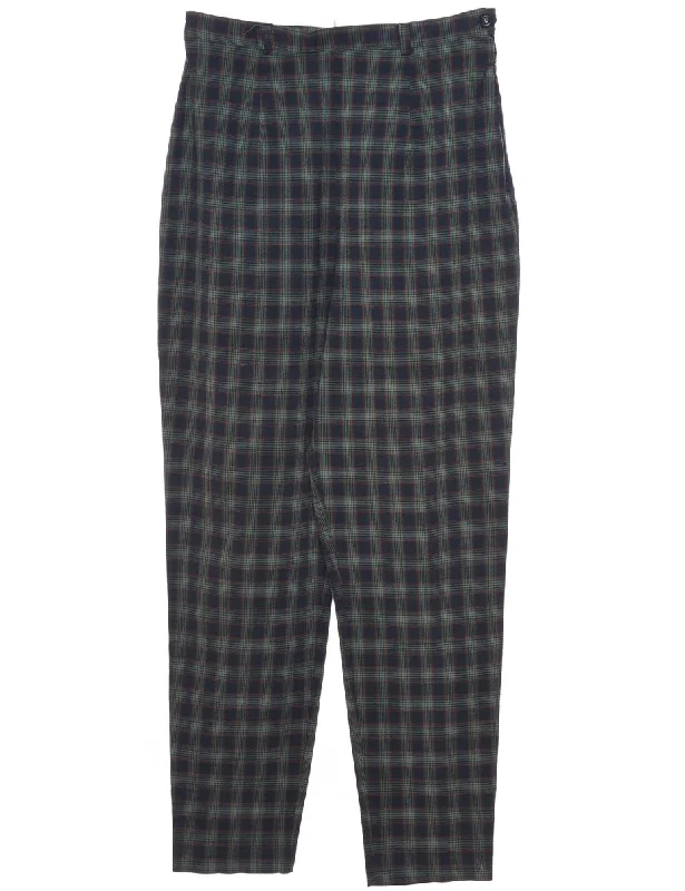 Checked Trousers - W28 L30 Trousers Occasion Special