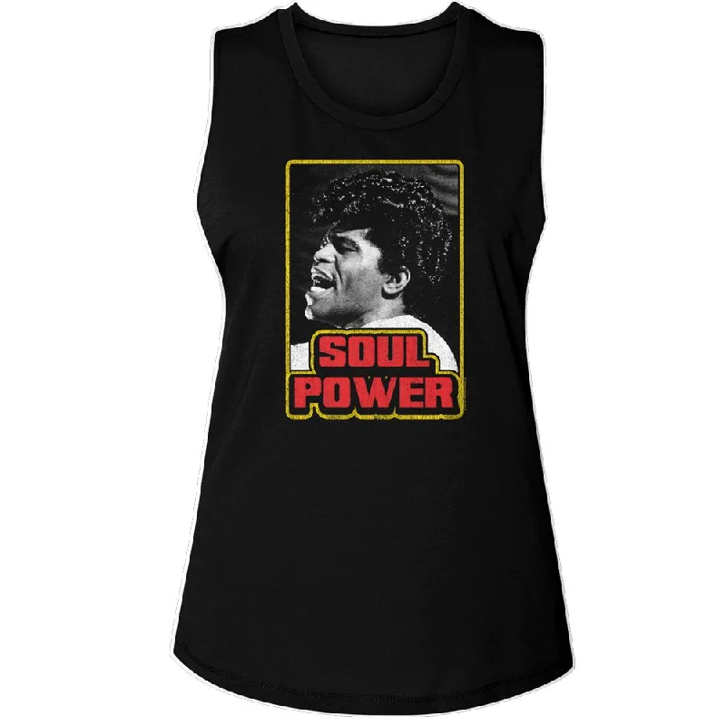 JAMES BROWN Tank Top, Soul Power strapless tank top