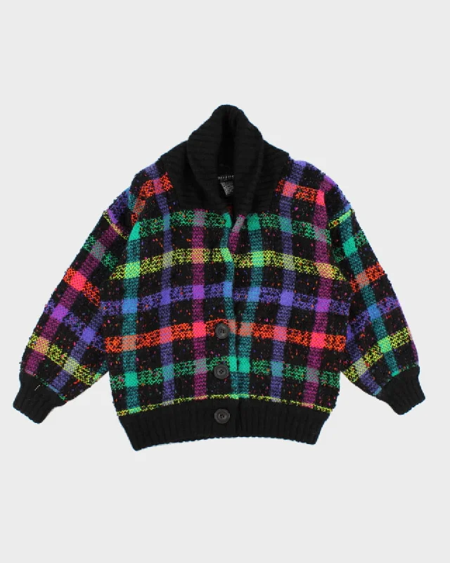 Vintage 90s IB Diffusion Sport Cardigan - XL Satin Fabric Silk Fabric Chiffon Fabric