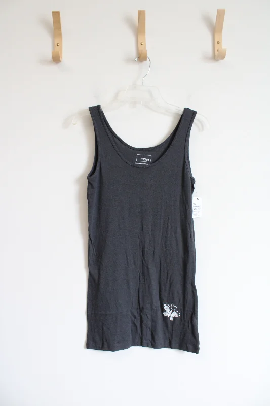 NEW Sonoma Gray Everyday Tunic Tank | M fitness tank top