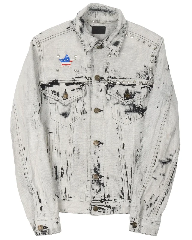 Painted Jacket Striped Jacket Polka Dot Jacket Floral Jacket