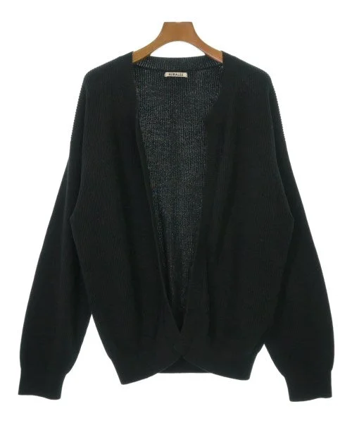 AURALEE Cardigans Notch Collar Peter Pan Collar Cowl Neck