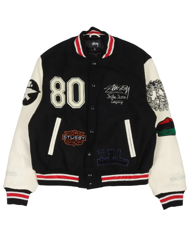 Denim Tears Varsity Jacket Knit Jacket Woven Jacket Fleece Jacket