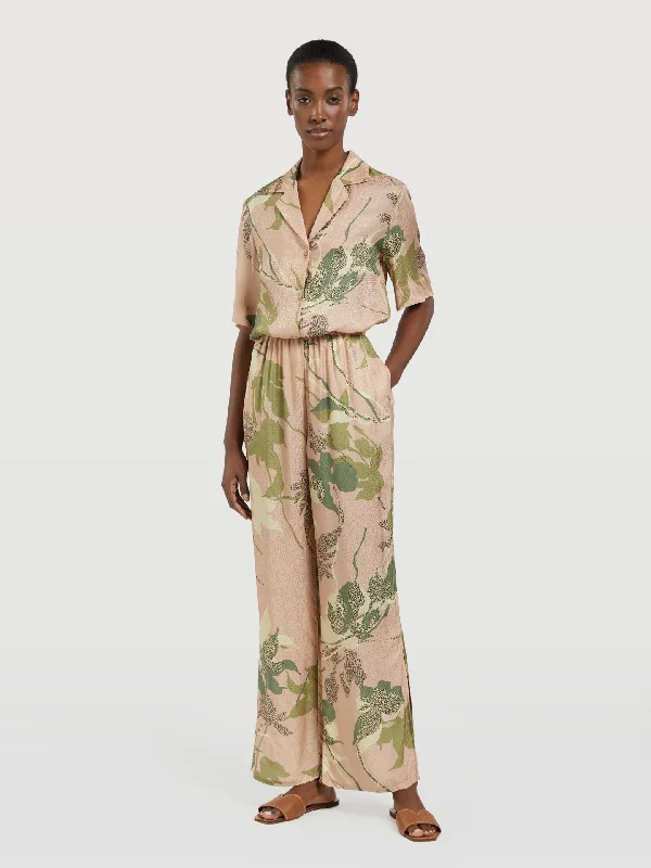 Loose Trousers With Side Openings Trousers Wedding White