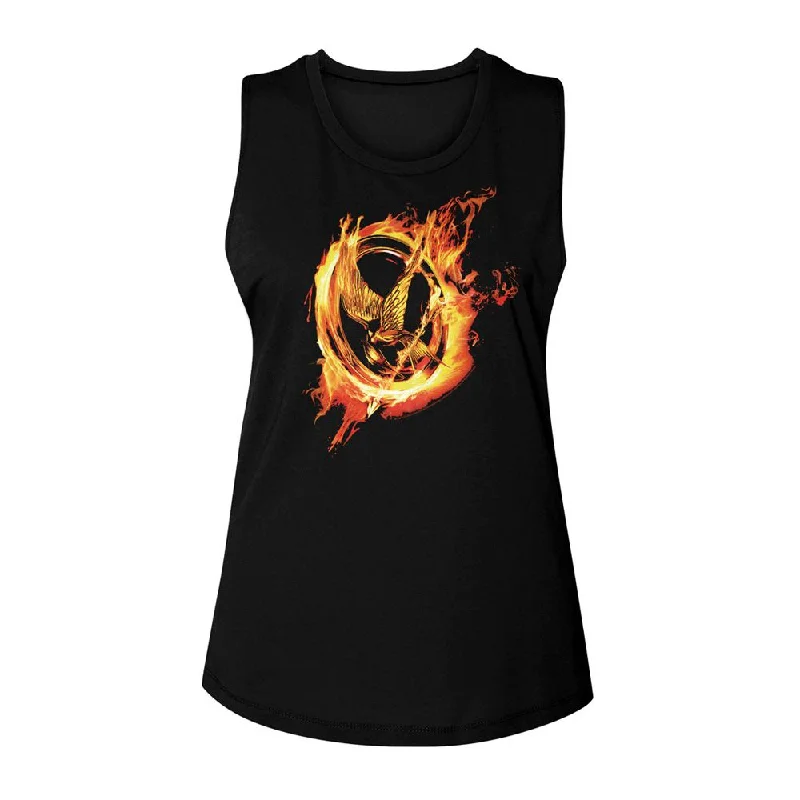 HUNGER GAMES Tank Top, Pin turquoise tank top