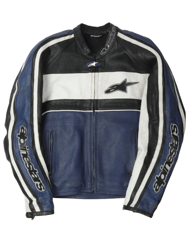 Alpinestars Motor Jacket Notch Collar Peter Pan Collar Cowl Neck