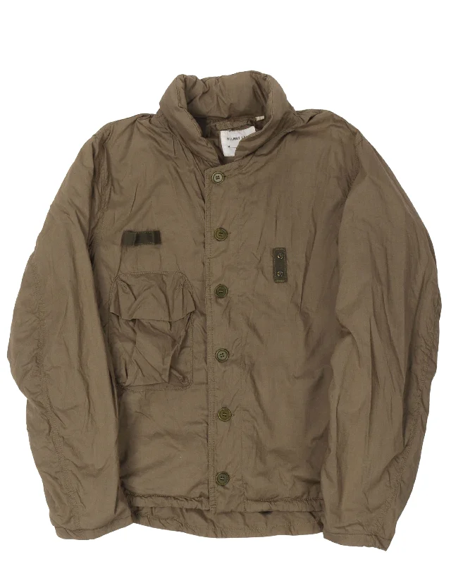 Army Green Bondage Jacket Collared Jacket Crew Neck Jacket Turtle Neck Jacket