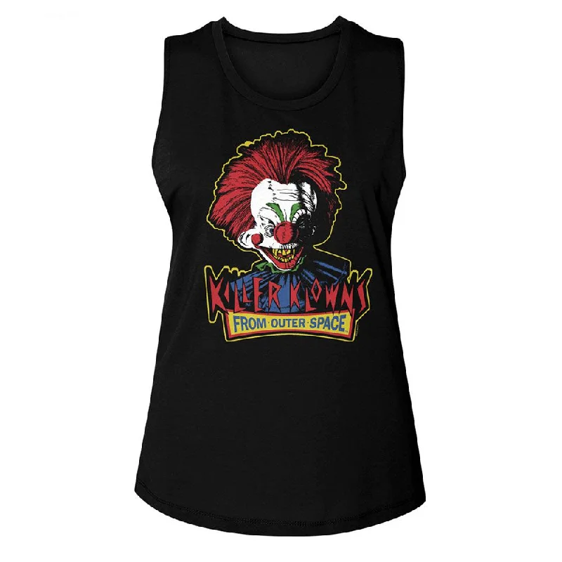 KILLER KLOWNS Tank Top, Head And Logo workout tank top