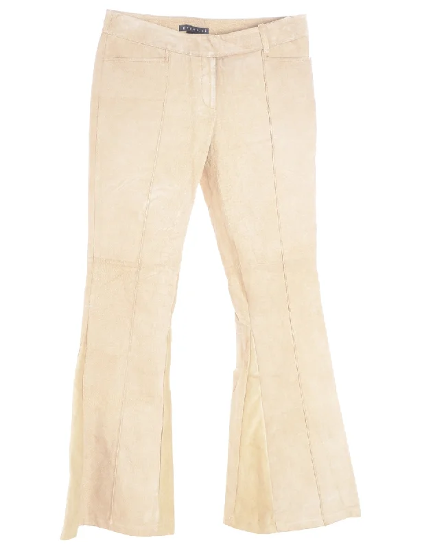 Label Suede Cali Bootcut Trousers Trousers Trousers Formal