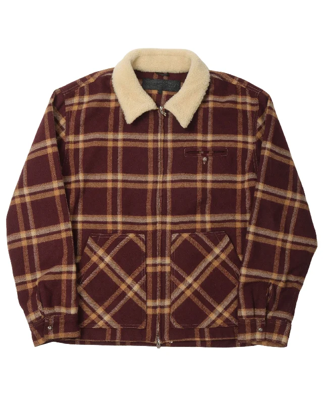 Shearling Flannel Jacket Wool Fabric Cashmere Fabric Tweed Fabric