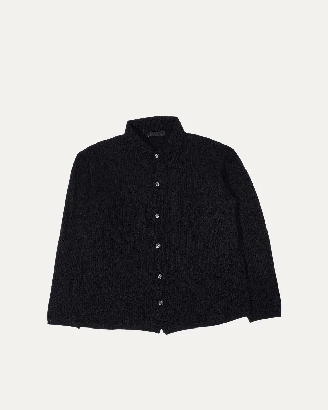 Cashmere Collared Cardigan Modern Contemporary chic