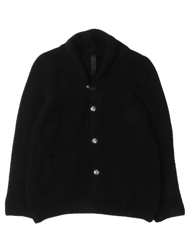 Cashmere Cardigan Sweater Slim Fit Regular Fit Oversized