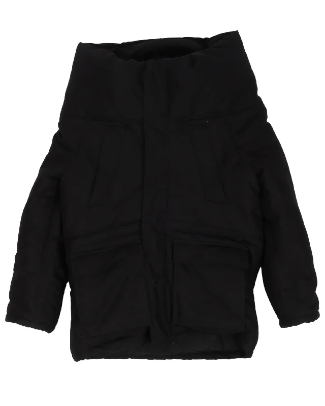 Funnel Neck Jacket Cotton Jacket Linen Jacket Terry Jacket
