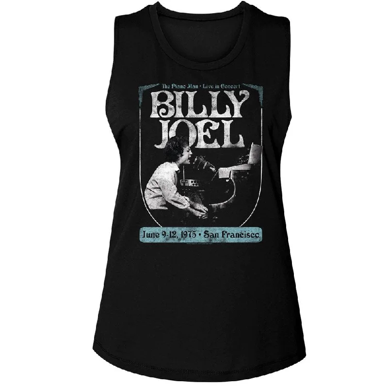 BILLY JOEL Tank, Poster cotton tank top