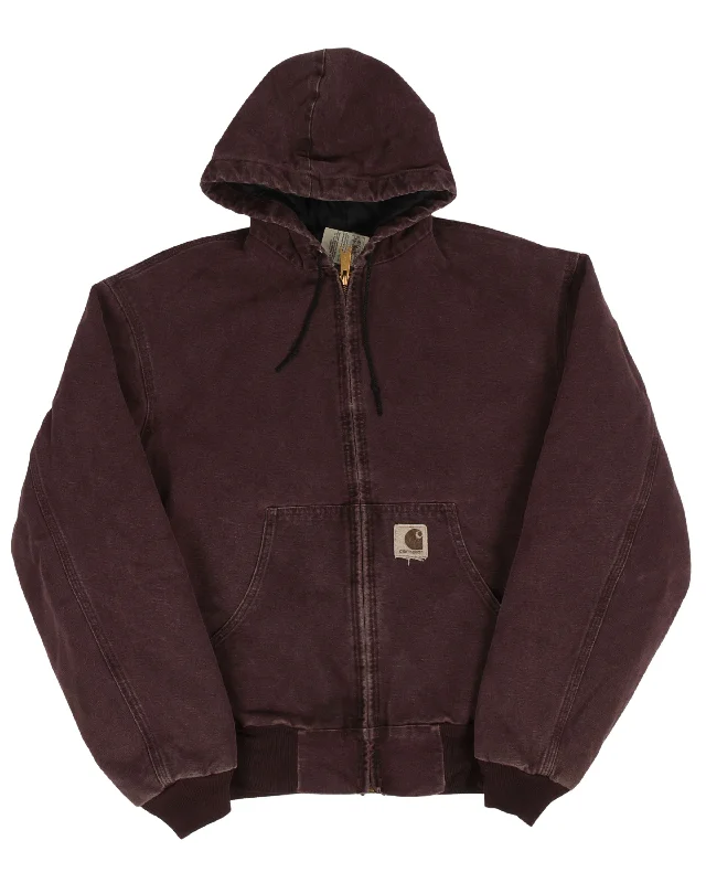 Carhartt Hooded Jacket Chenille Fabric Brocade Fabric Lace Fabric