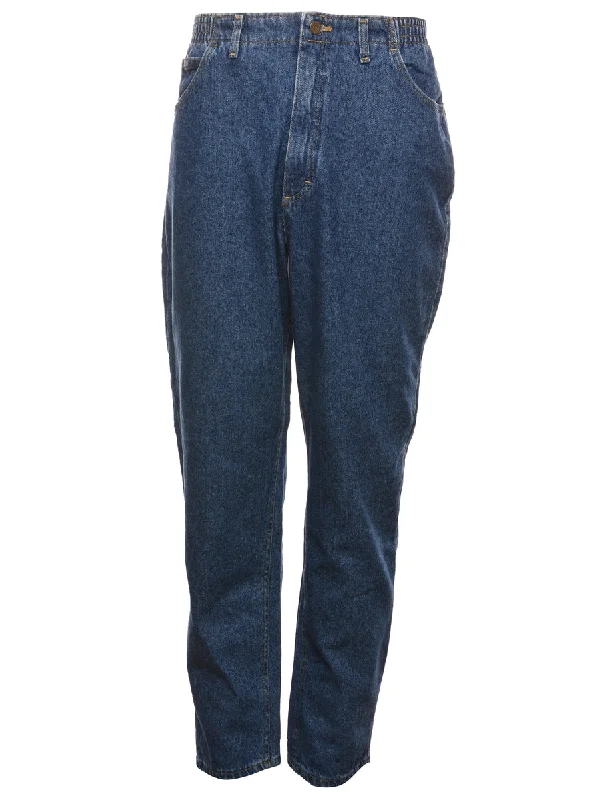 Lee High Waist Denim Medium Wash Trousers - W34 L30 Trousers Ceremony Elegant