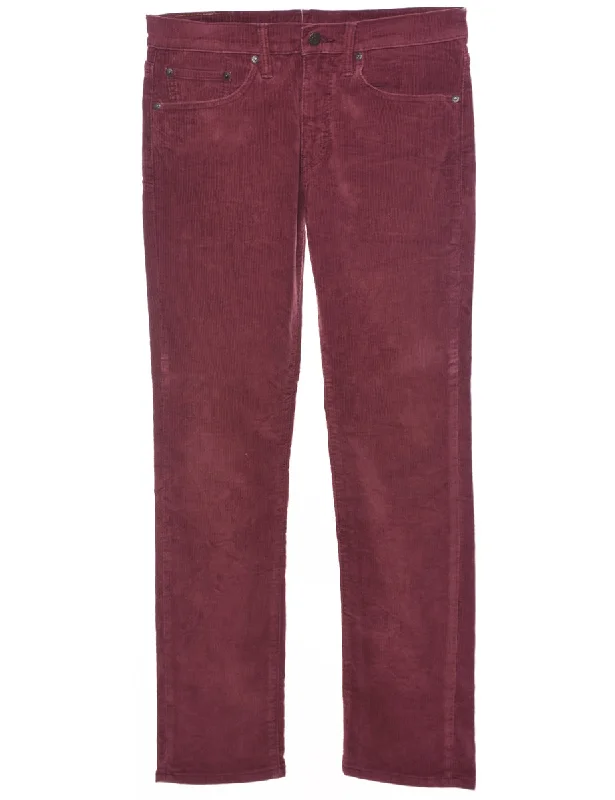 Levi's Corduroy Trousers - W31 L32 Trousers Brand Named