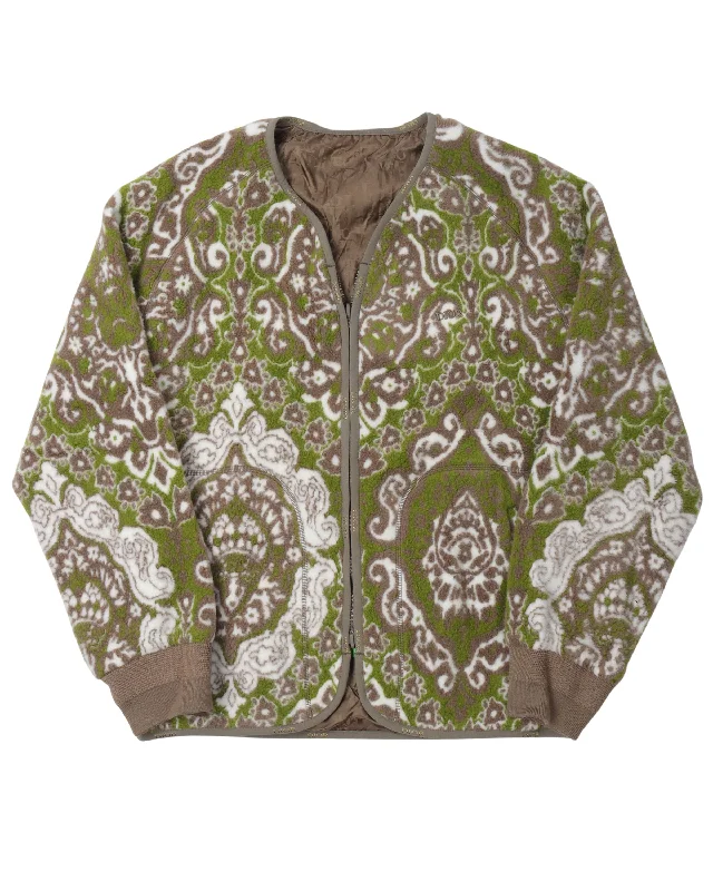 Fleece Print Jacket Ribbed Jacket Pleated Jacket Ruffled Jacket