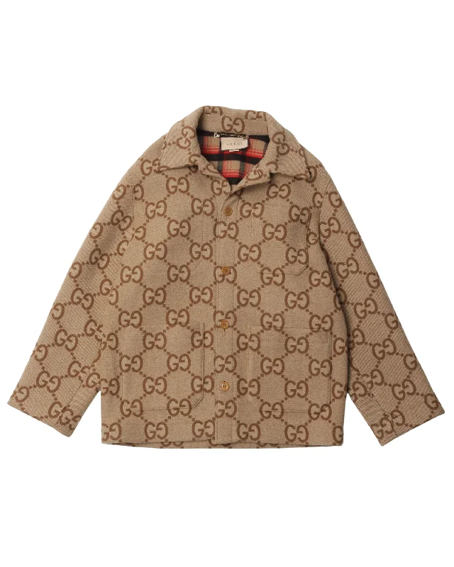 Jumbo G Monogram Jacket Wool Jacket Cashmere Jacket Tweed Jacket