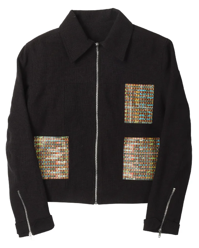 Abstract Patch Jacket Chenille Jacket Brocade Jacket Lace Jacket