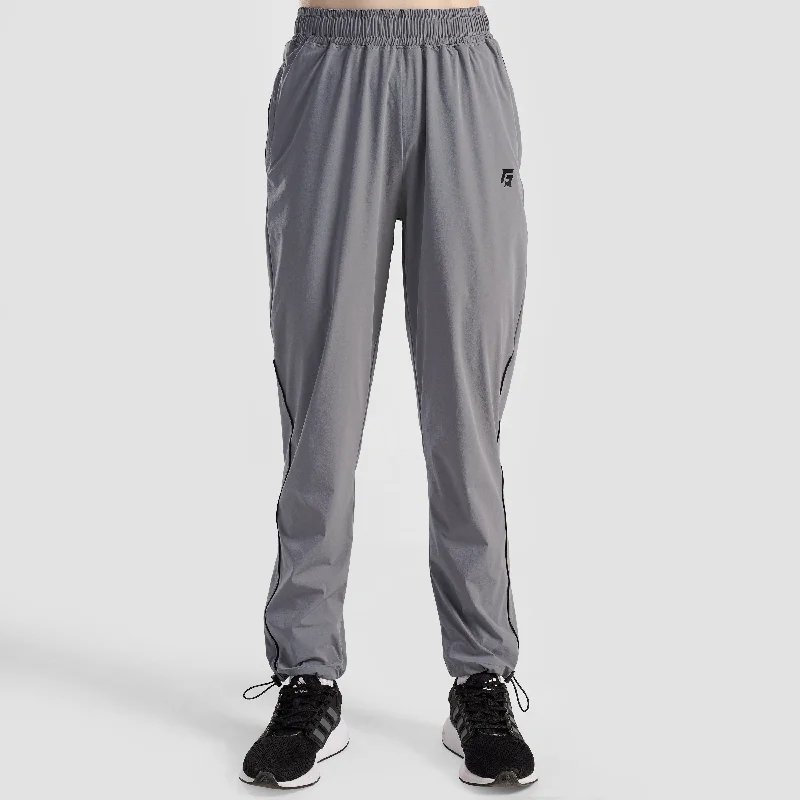 Fusion Tread Trousers (Light Grey) Trousers Palazzo Wide Leg