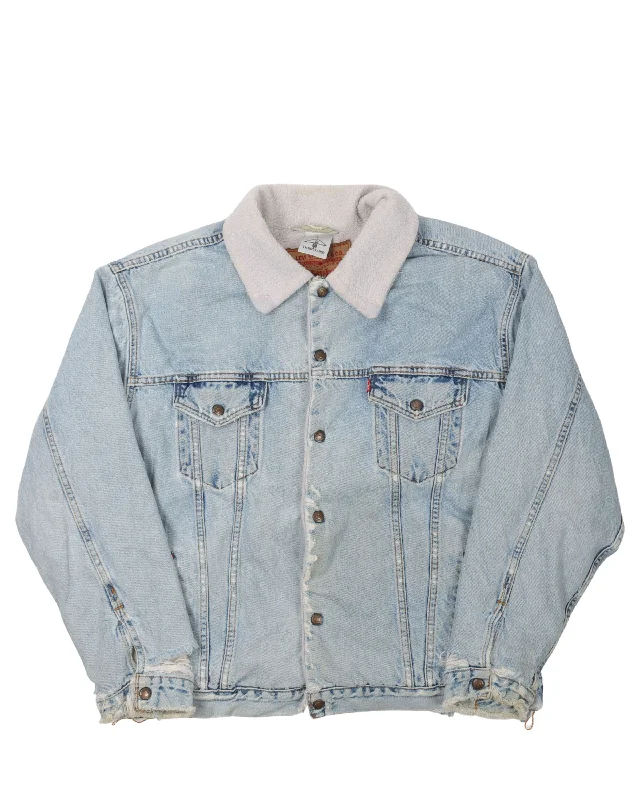 Levi Shearling Jacket Hoodie Zip-Up Jacket Button-Up Jacket