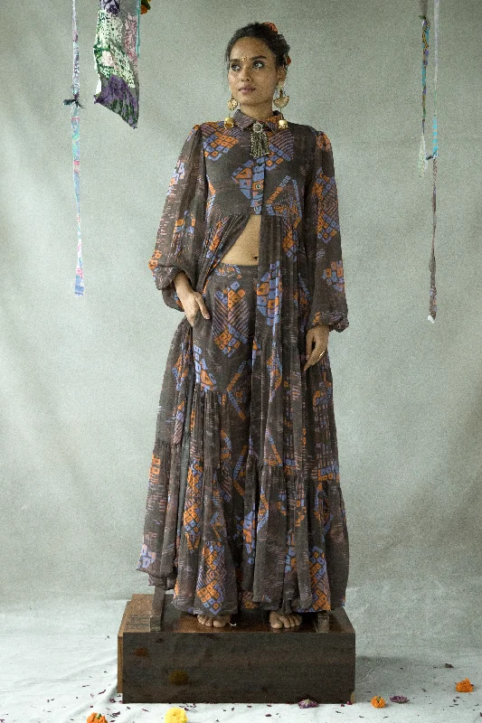 Jugni Sharara Trousers Trousers chic fashionable