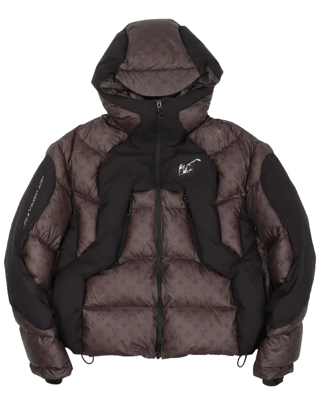 2054 Heat Reactive Puffer Jacket Snapped Jacket Toggled Jacket Drawstring Jacket