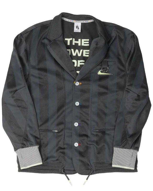Pigalle Sport Coat Tie-Waist Belted Drawstring