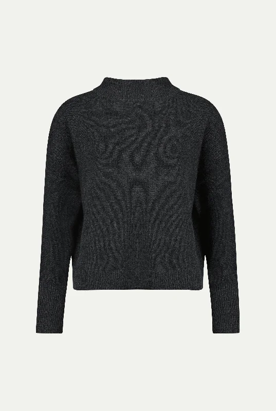 ISLAND cashmere sweater Notch Collar Peter Pan Collar Cowl Neck