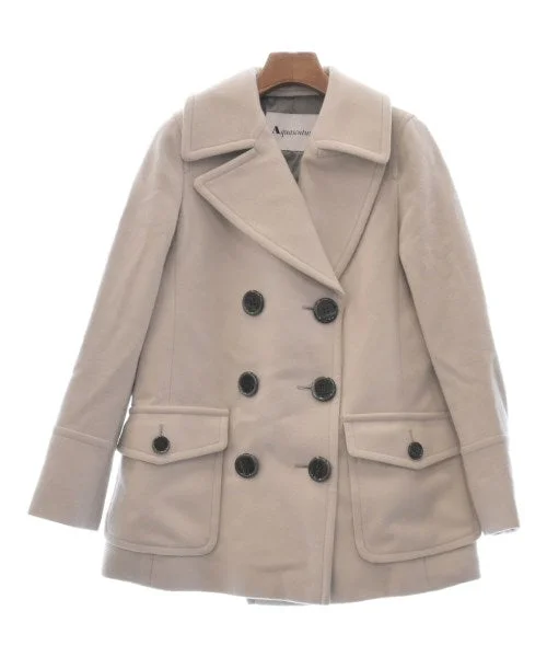 AQUASCUTUM Pea Coats Faux Fur Real Fur Shearling