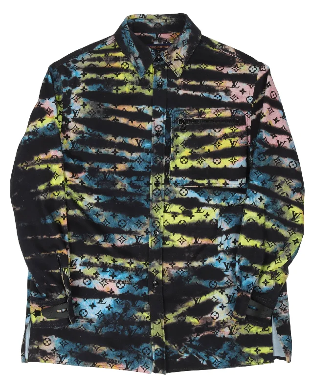 Rainbow Monogram Jacket Mesh Jacket Canvas Jacket Denim Jacket