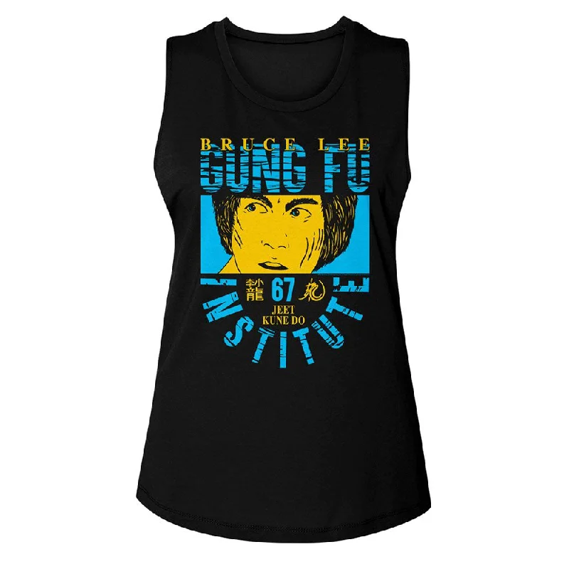 BRUCE LEE Ladies Tank Top, Bl Gung Fu essential tank top