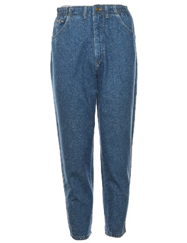Lee High Waist Denim Trousers - W30 L28 Trousers Seasonal Trendy