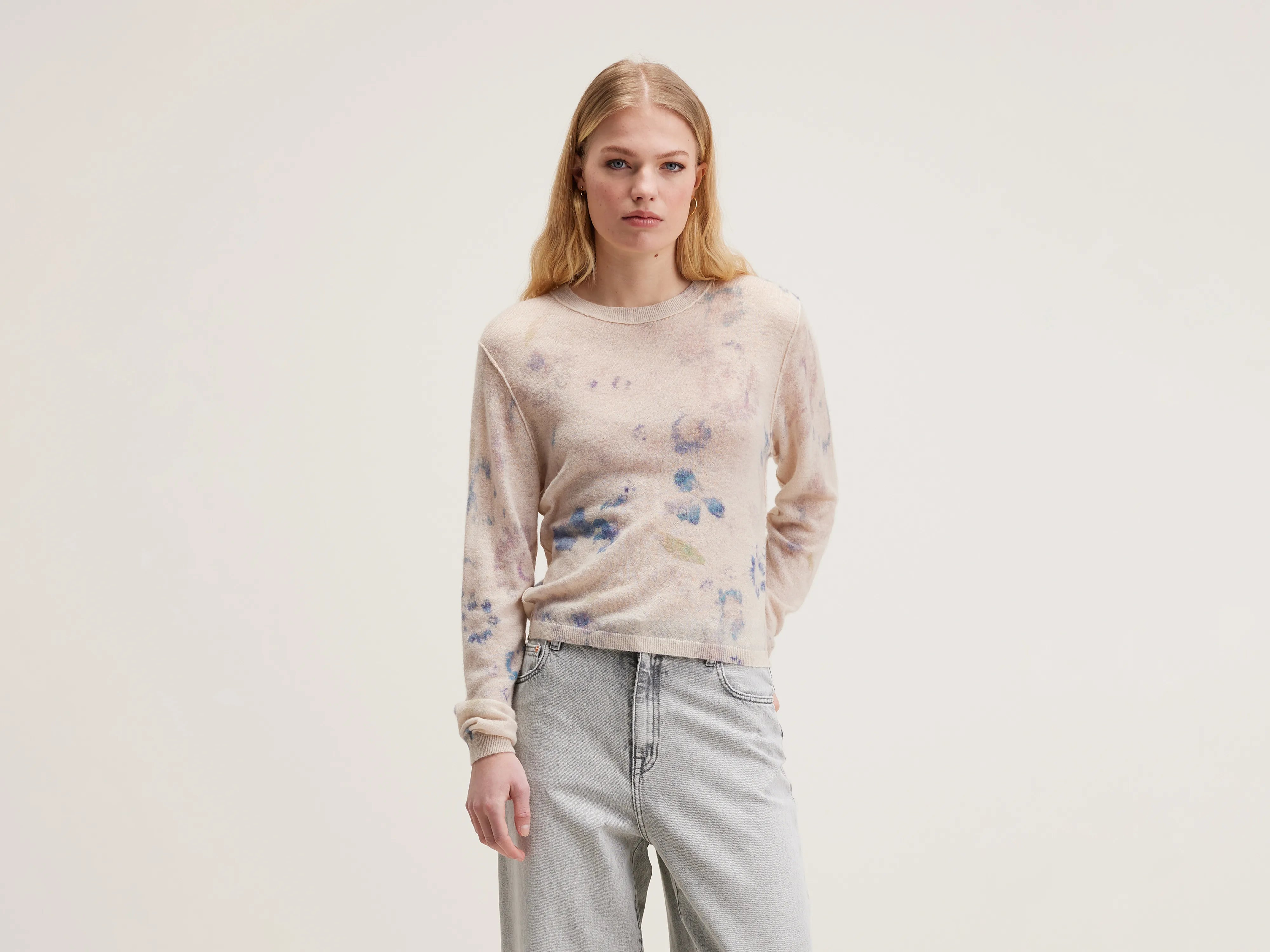 Ryby classic thin sweater (242 / W / DISPLAY A) Front Pockets Side Pockets Patch Pockets