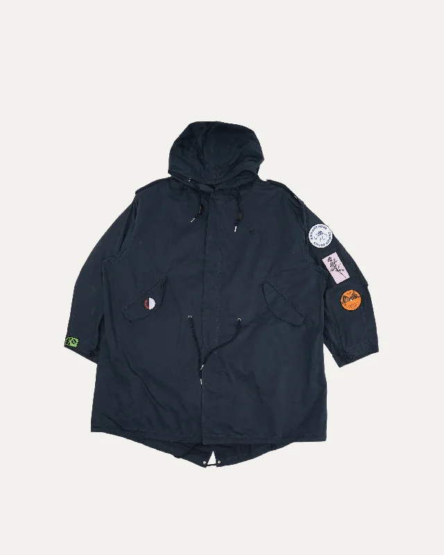 Fred Perry Edition Patch Coat Quilted Jacket Anorak Windbreaker