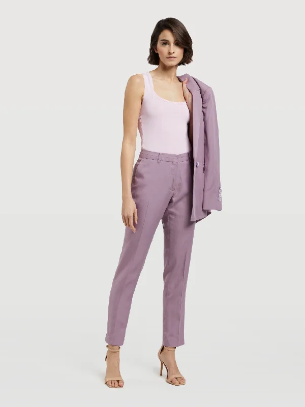 Suit Trousers Trousers Spring Floral