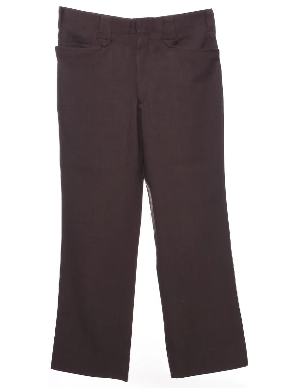 Brown Trousers - W30 L28 Trousers practical durable