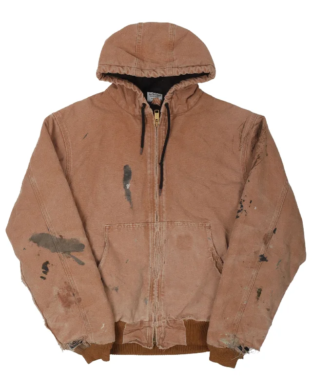 Carhartt Painted Hooded Jacket Hoodie Zip-Up Jacket Button-Up Jacket
